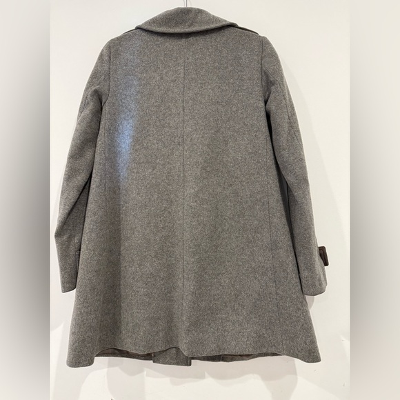 Burberry Grey Wool Chelsea Coat - Picture 5 of 9